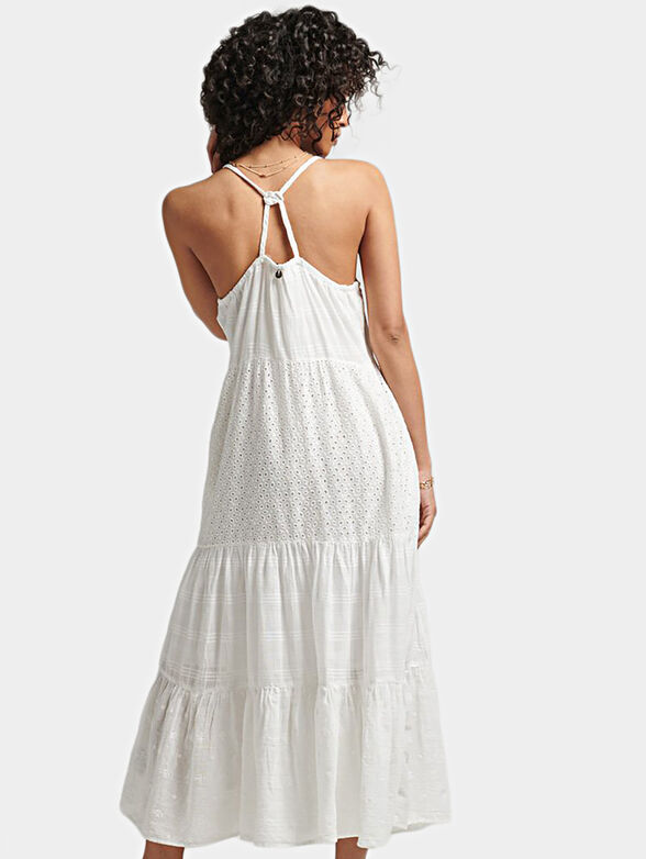 Black maxi dress with embroidery - 2