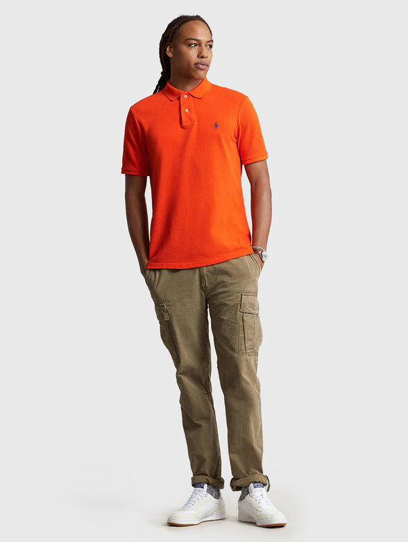 Polo-shirt in orange colour - 1
