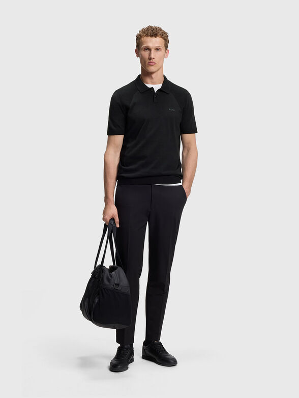 Black polo shirt - 2