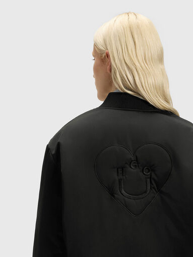 Bomber jacket with buttons - 5