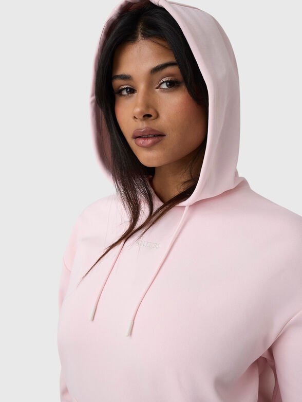 FABRIZIA  Pink printed hoodie - 4