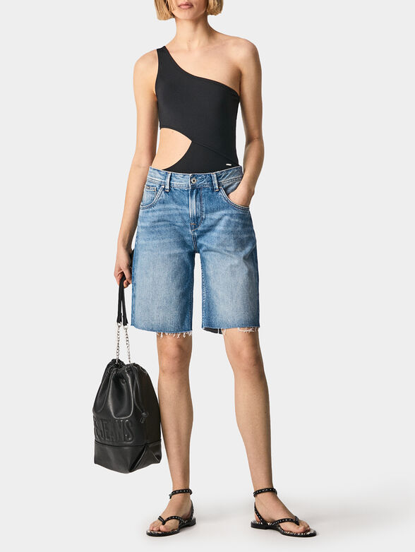 LIZ black one-piece swimsuit - 4