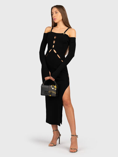 Midi dress with cut out details  - 5