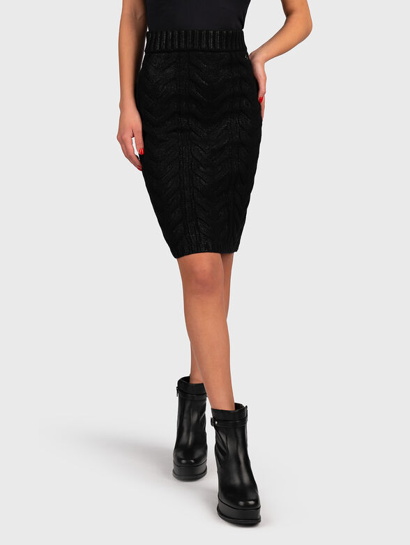DIANE black knitted skirt  - 1