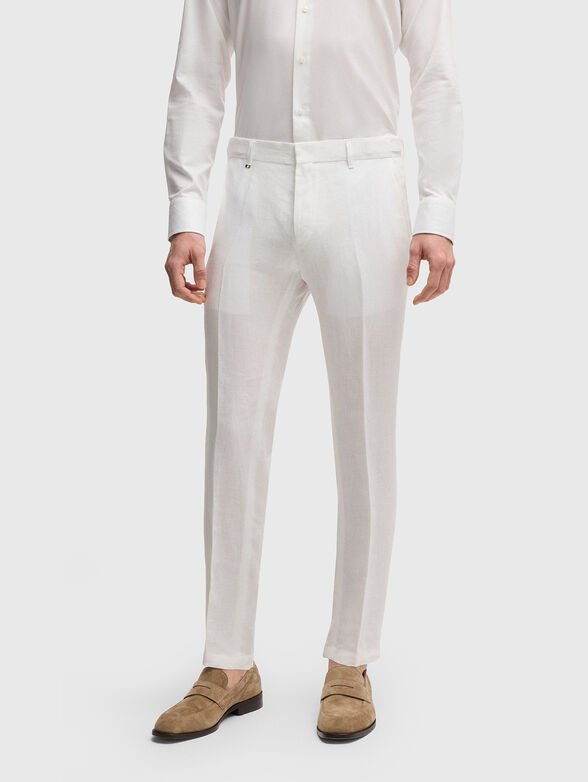 C-GENIUS linen trousers - 1