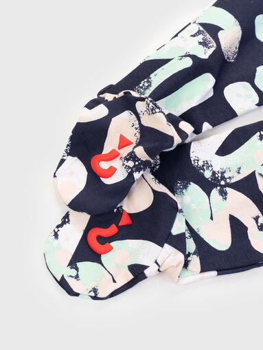 Bodysuit with triangular logo accent - 5