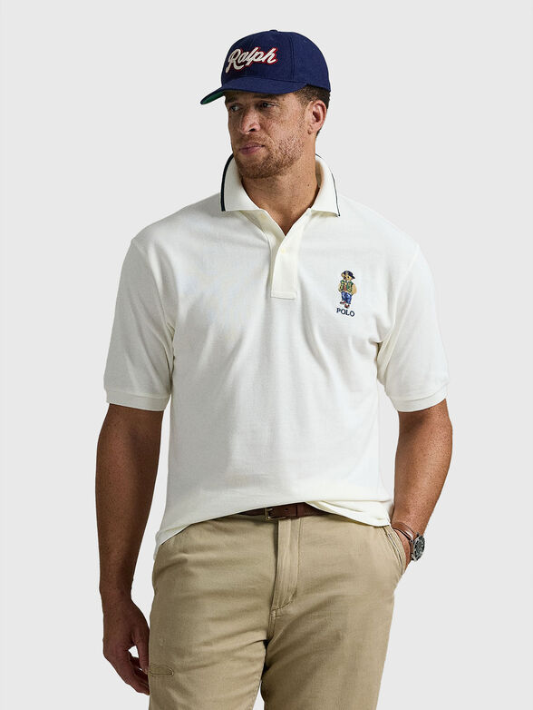 Polo-shirt with embroidered logo - 1