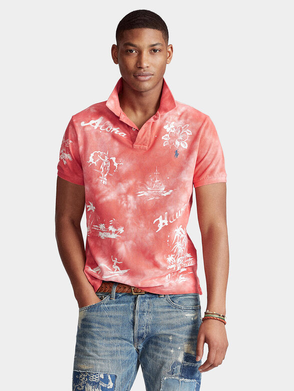 Hawaii print polo-shirt - 1