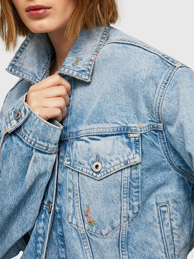 TURNER RAINBOW denim jacket - 4