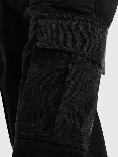 EMILIO black cargo pants  - 3