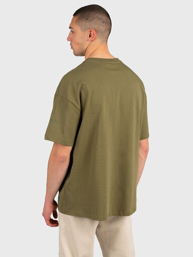 JADEN beige oversized T-shirt - 3