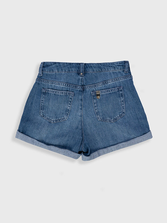 Denim shorts - 2
