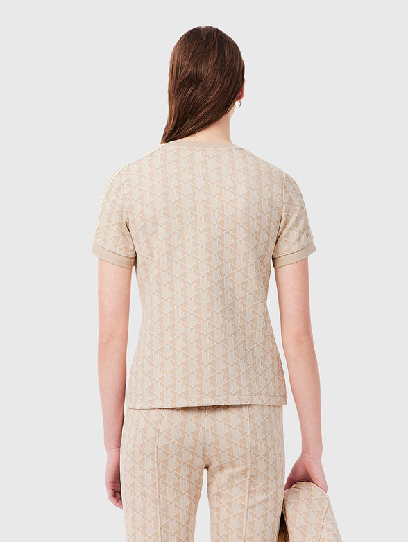 Slim-fit T-shirt with monogram print - 3