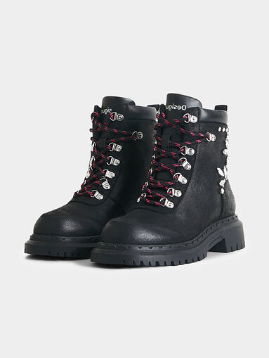 SCALE JEWELS boots with sparkling details - 3