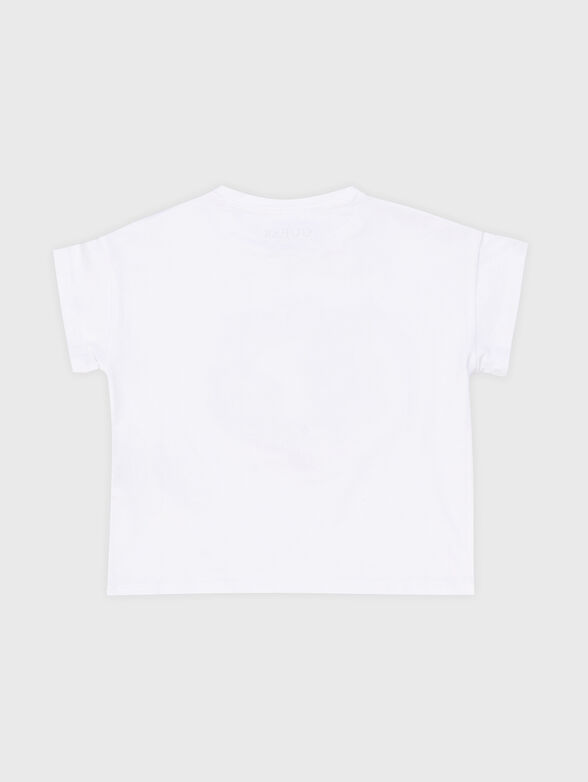 T-shirt with print and embroidery - 2
