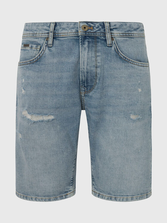 TAPER denim shorts - 1