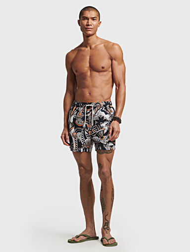 STUDIOS printed beach shorts - 5