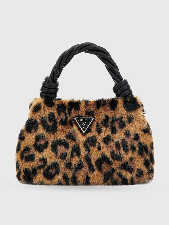 SHAIDA bag with animal print and long handle - 1