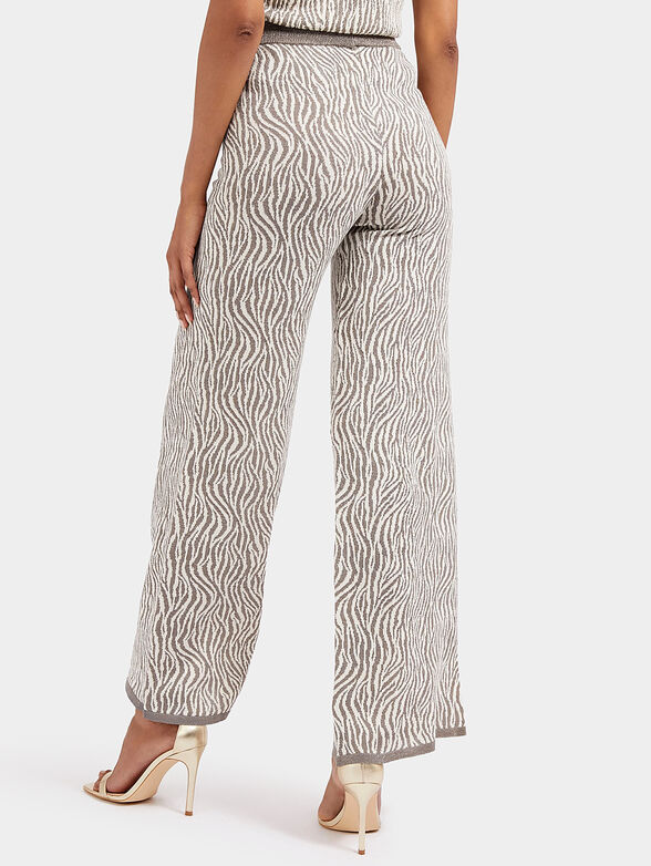 LILIANE knitted pants with wide legs - 2