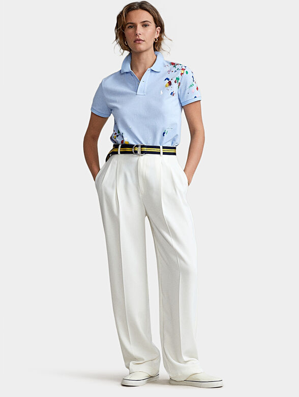 Polo shirt with art accents - 2