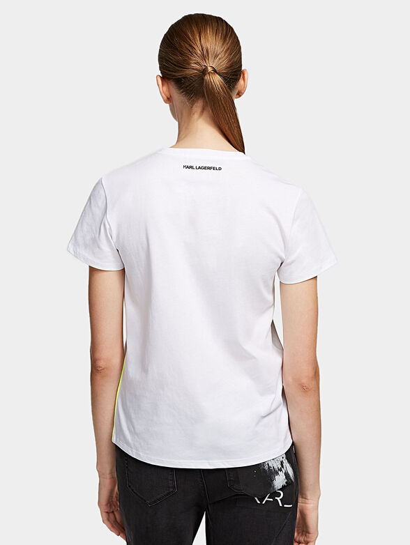  K/IKONIK White cotton T-shirt - 4