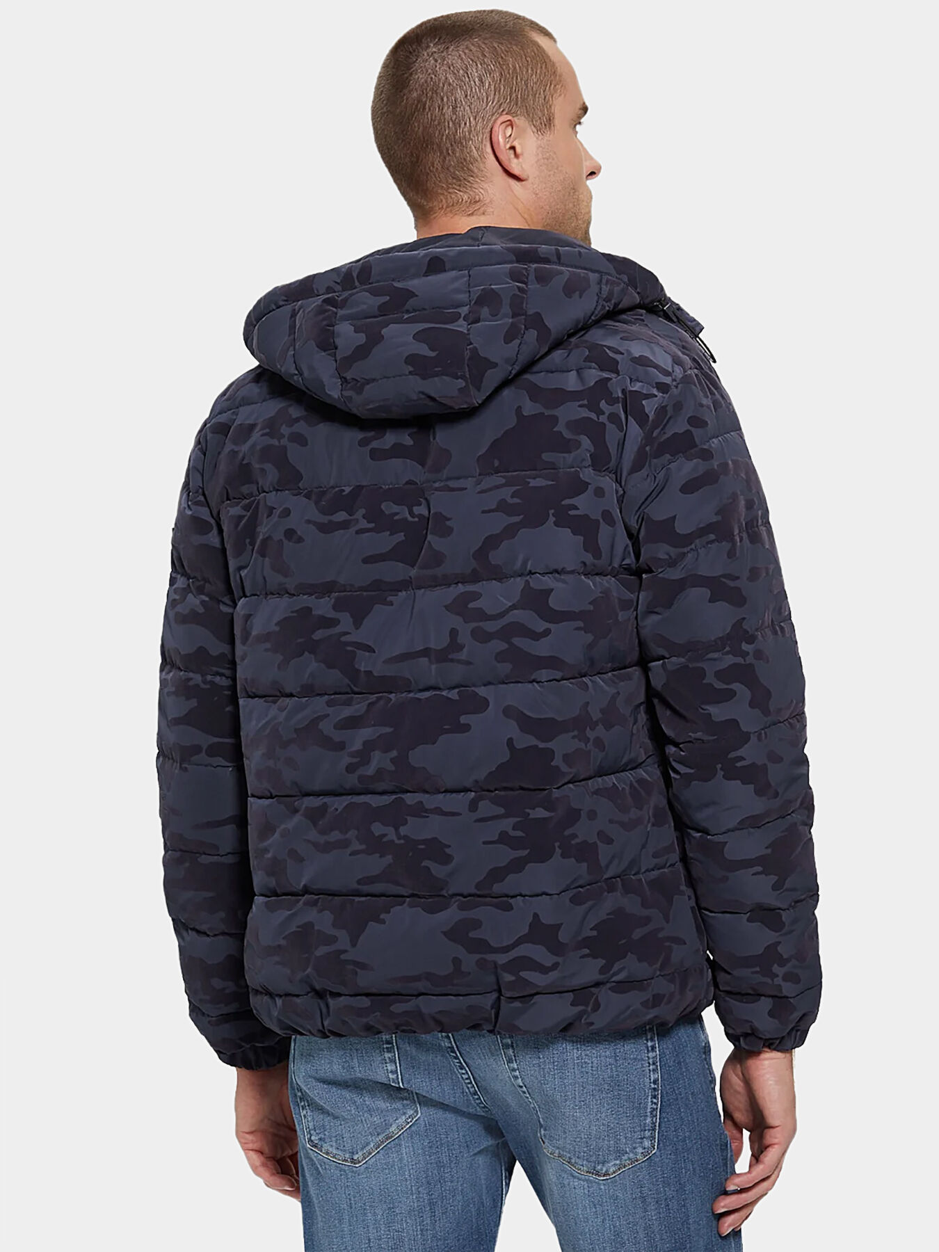 【BAON】23SS★ [BAONHOUSE] Monrid Strap Hood Jacket BANDANA padded jacket with hood brand GUESS
