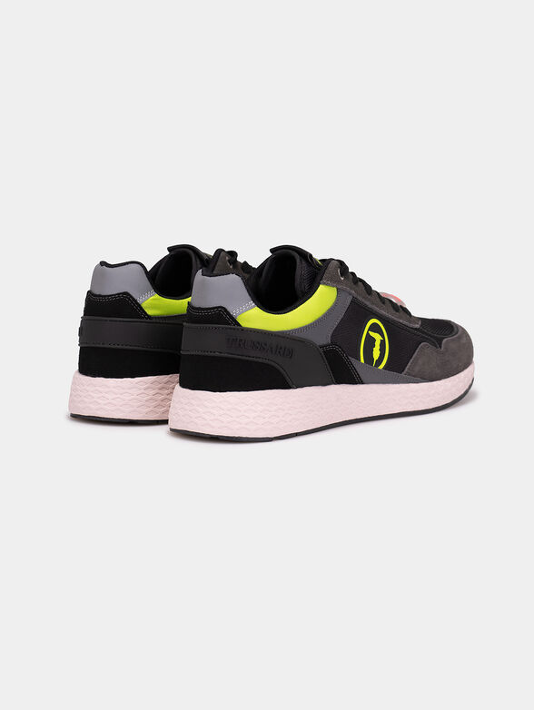 KEVIN KYOTO Sneakers with neon accents - 3