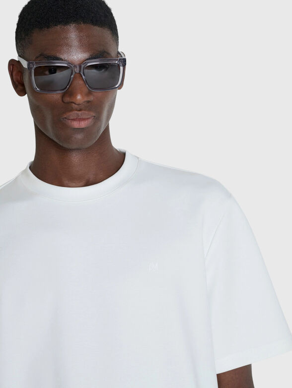 Cotton-blend T-shirt - 2