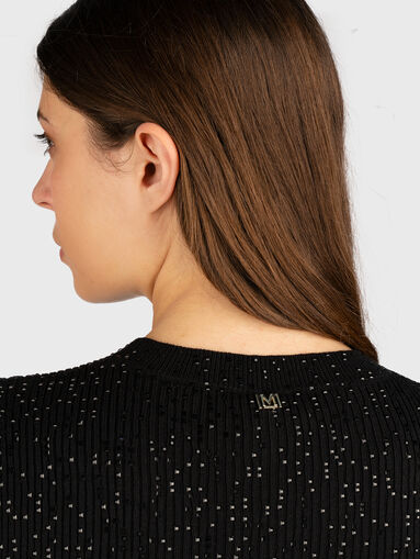 ALDA blouse in rips with rhinestones - 5