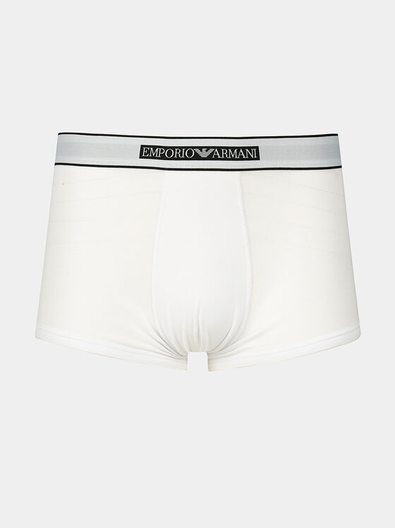 Black cotton boxer trunks - 1