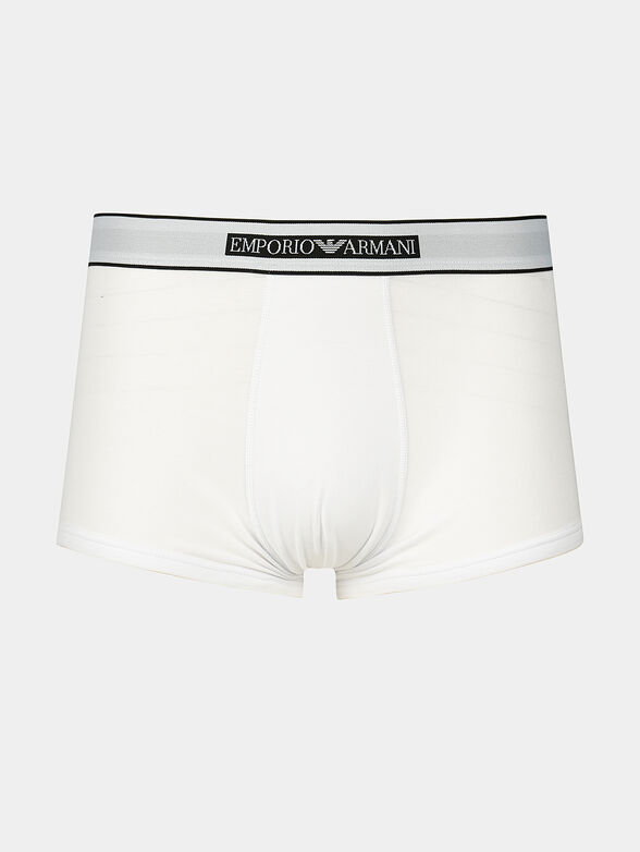 Black cotton boxer trunks - 1