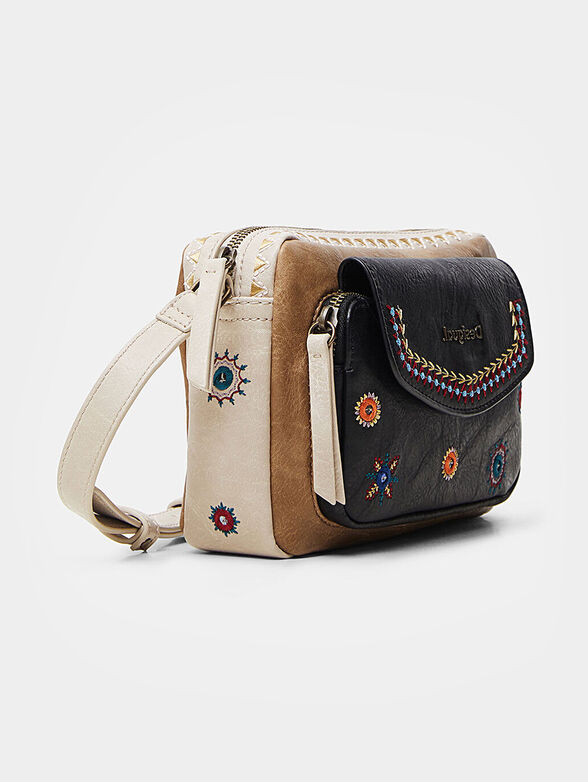 Crossbody bag with embroideries - 3