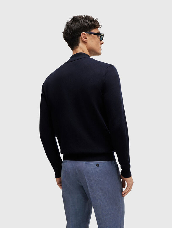 PALANO cotton cardigan with zip  - 3