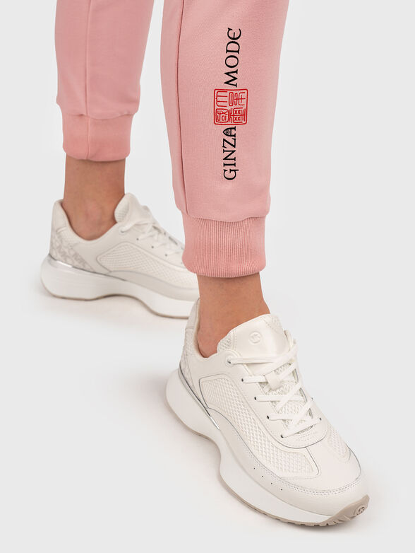 JL011 sports pants with embroidery and print - 5