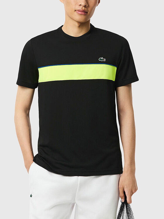 Cotton T-shirt with accent back - 1