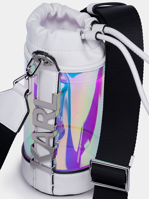 Bottle bag  with iridescent effect - 5