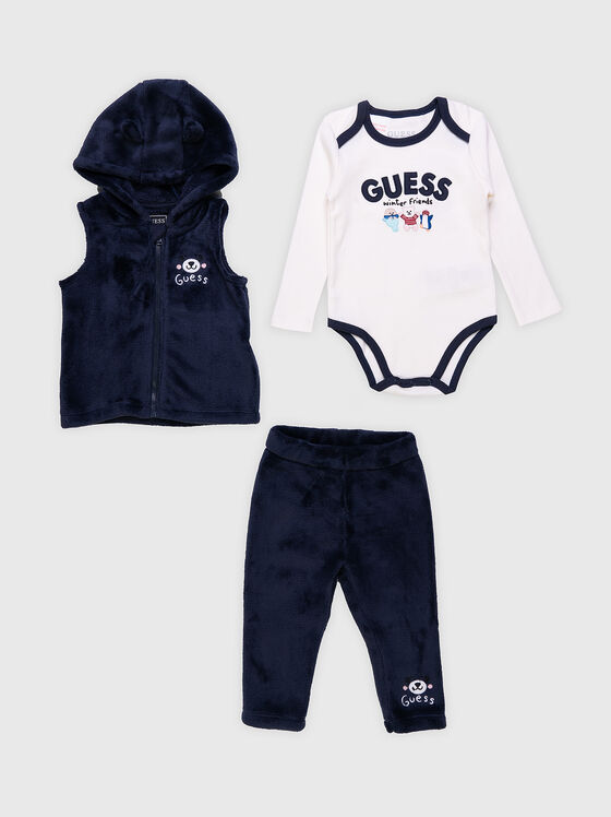 Three-piece set in blue - 1