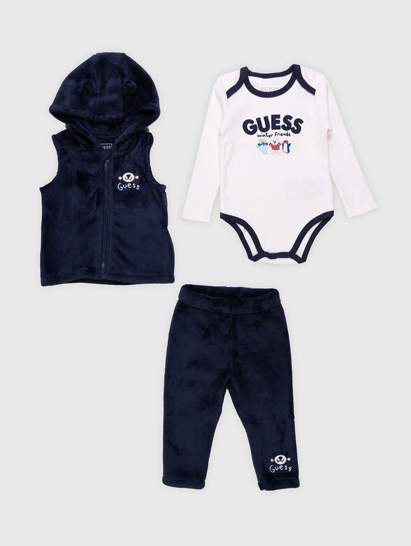 Three-piece set in blue - 1