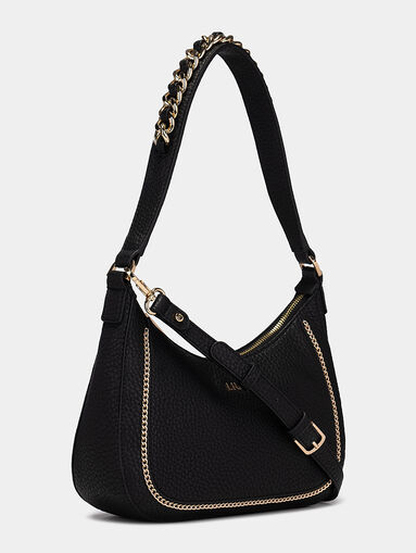 Handbag with gold chain details - 4