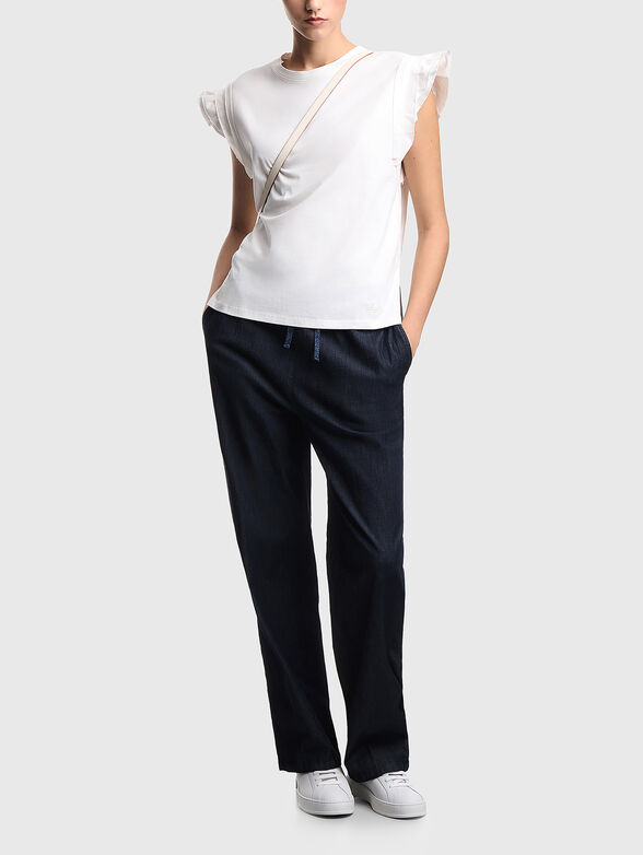 T-shirt with ruffles - 2