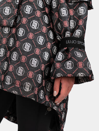 Anorak jacket  with monogram logo pattern - 3