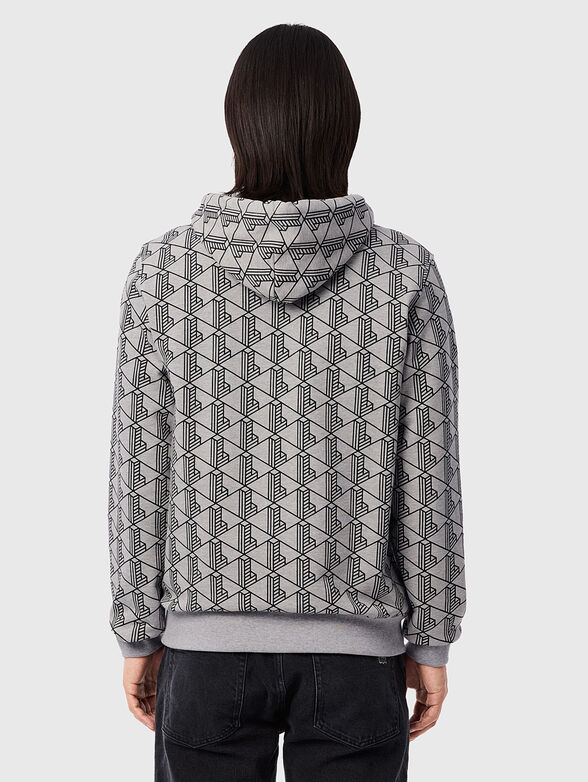 Sweatshirt with hood and print - 3