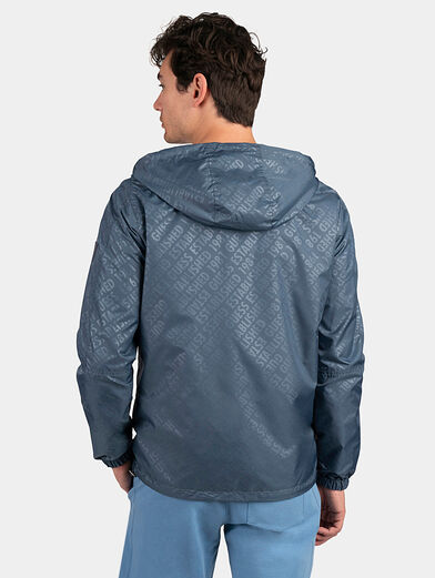 Reversible jacket with logo print - 3