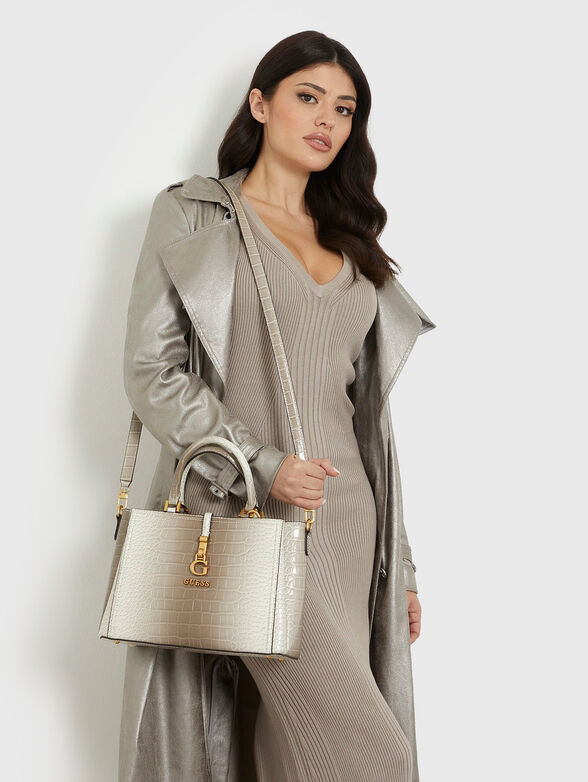 JAMES croc print handbag  - 2