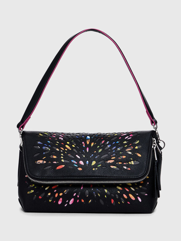 Bag with perforations and multicoloured details - 1