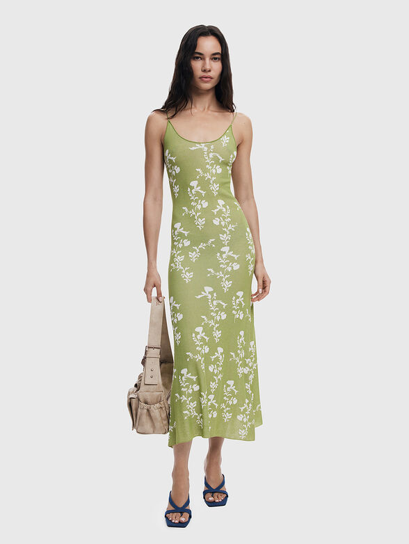 2-in-1 midi dress with detachable top - 3