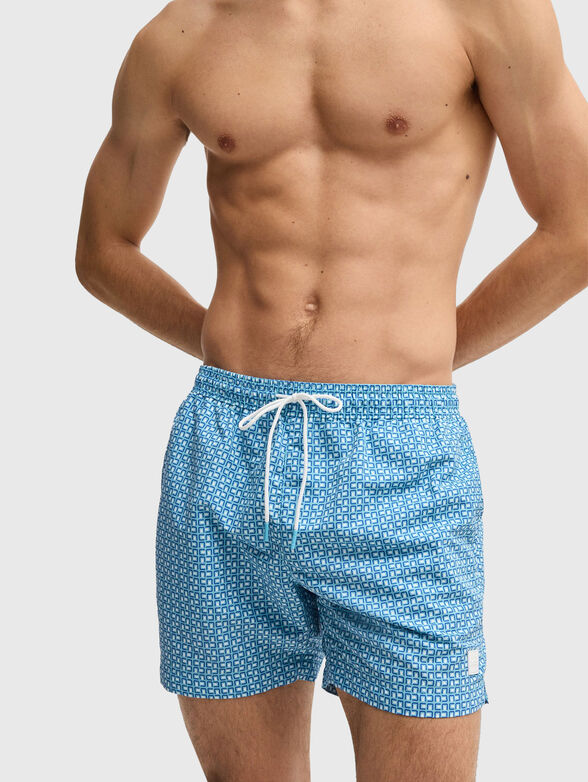 VIBE printed beach shorts - 3