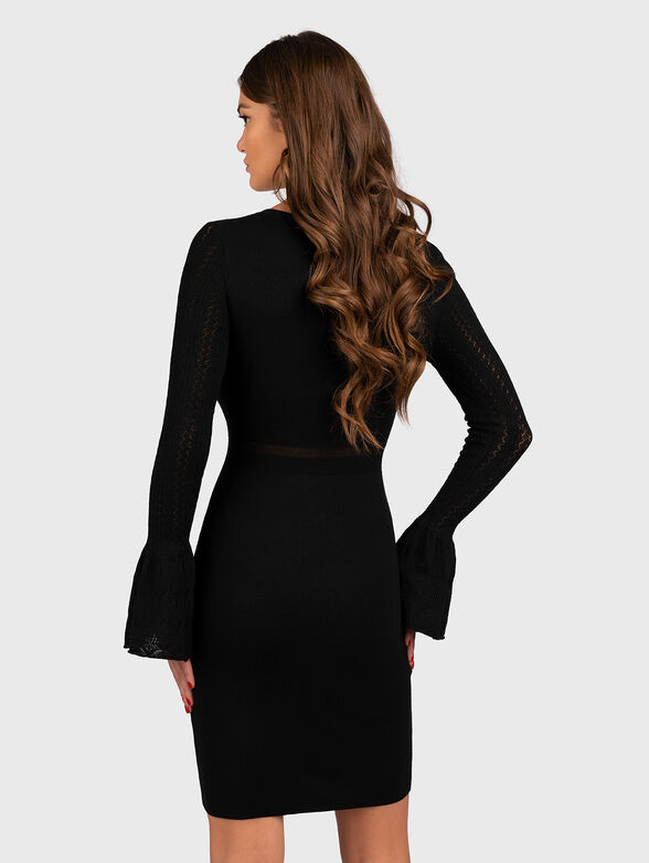 Black knitted dress  - 2