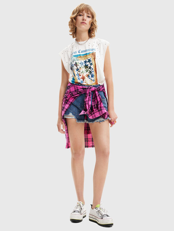 AMSTERDAM cotton T-shirt with print - 2