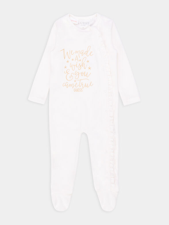 CHENILLE overalls with gold details - 1